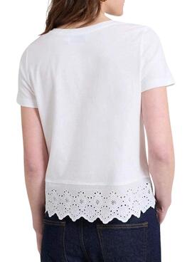 Camiseta Naf Naf Alex blanco para mujer