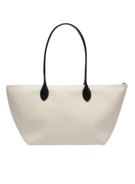 Bolso Lacoste Athena blanco para mujer