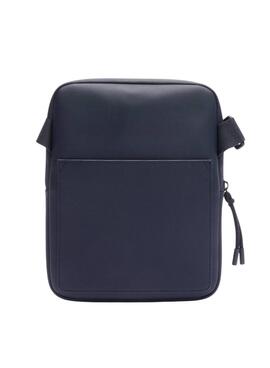 Bolso Lacoste Flat bandolera azul marino para hombre
