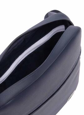 Bolso Lacoste Flat bandolera azul marino para hombre