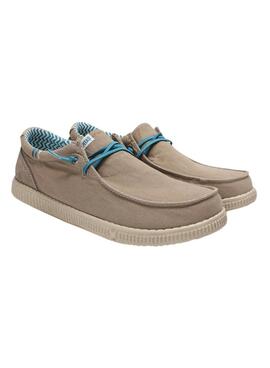 Zapatos Walkin Pitas Wallabi topo para hombre