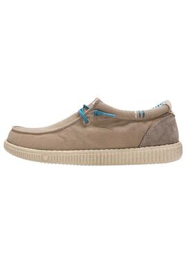 Zapatos Walkin Pitas Wallabi topo para hombre