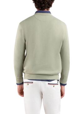 Sudadera El Ganso básica verde para hombre
