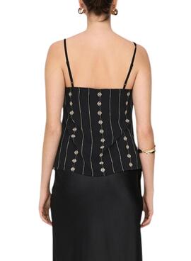 Top Only Viana negro para mujer
