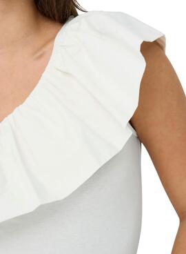 Top Only Soffy blanco para mujer
