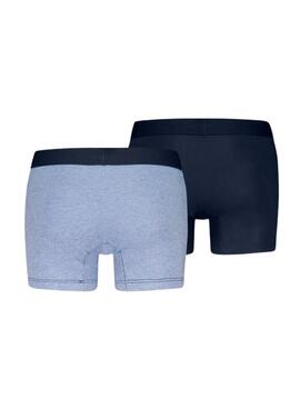 Calzoncillos Levis Optical Ilusion boxer azul para hombre