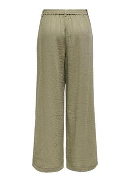 Pantalón Only Emmia verde para mujer