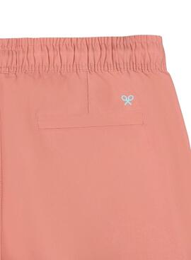 Bañador Silbon Liso coral para hombre