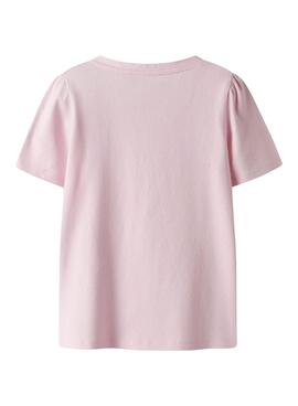 Camiseta Name It Hnanna rosa para niña