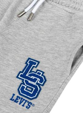 Bermuda Levis Monogram gris para niño