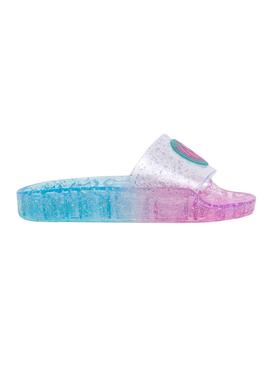 Chanclas Pepe Jeans Wave Glam glitter para niña