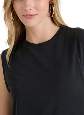 Camiseta Naf Naf Rony negro para mujer