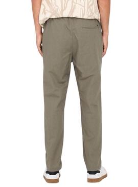 Pantalón Only and Sons Linus verde para hombre