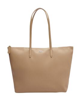 Bolso Tote Lacoste L.12.12 Concept camel para mujer