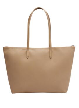 Bolso Tote Lacoste L.12.12 Concept camel para mujer