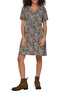Vestido Only Evida animal print para mujer