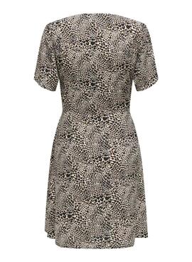 Vestido Only Evida animal print para mujer