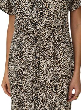 Vestido Only Evida animal print para mujer