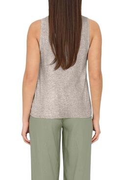 Top Only Penny gris para mujer