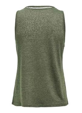 Top Only Penny verde para mujer