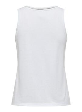 Top Only Penny blanco para mujer