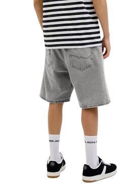 Bermudas Jack and Jones Tony denim gris para hombre