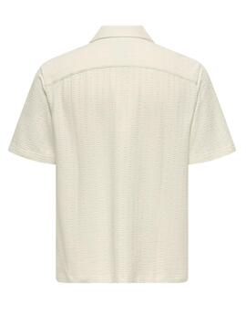 Polo Only and Sons Males beige para hombre