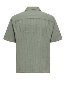 Polo Only and Sons Males verde para hombre