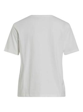 Camiseta Vila Visybill blanco para mujer