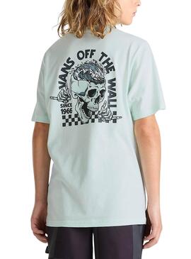 Camiseta Vans Headwaves turquesa para niño