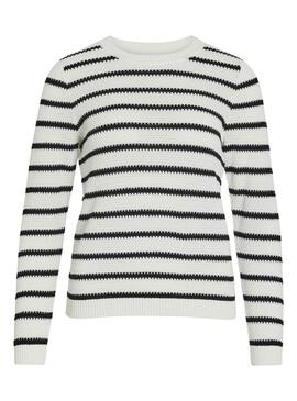 Jersey Vila Vidalo blanco y negro para mujer