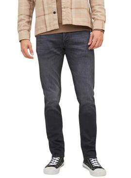 Pantalón vaquero Jack and Jones Gleen negro para hombre