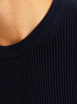 Jersey Jack and Jones Perfect azul marino para hombre