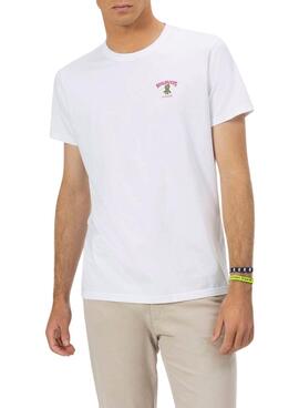 Camiseta El Pulpo Travel Family blanco para hombre