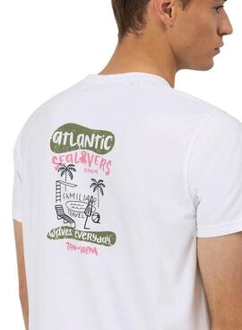 Camiseta El Pulpo Travel Family blanco para hombre