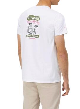 Camiseta El Pulpo Travel Family blanco para hombre