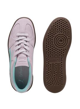 Zapatillas Puma Palermo rosa y turquesa para mujer