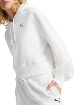 Sudadera Puma Wardrobe blanco para mujer