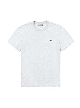 Camiseta Lacoste Basica Gris Hombre