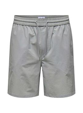 Bermudas Only and Sons Stel Move gris para hombre