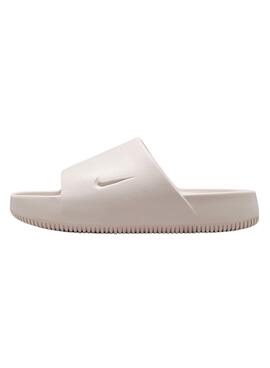 Chanclas Nike Calm beige para mujer