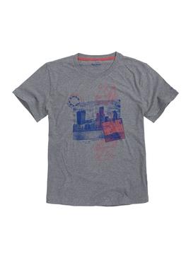 Camiseta Pepe Jeans Jordan Gris Hombre