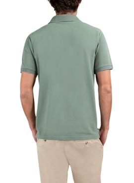 Polo El Ganso Dyed verde para hombre