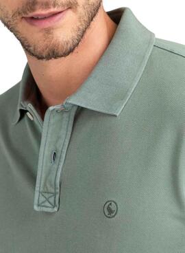 Polo El Ganso Dyed verde para hombre