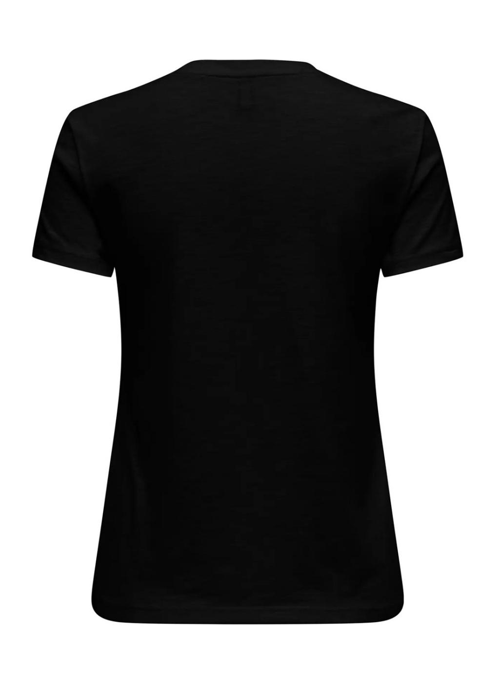 Camiseta Only Drew negro para mujer