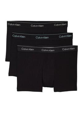 Pack calzoncillos Calvin Klein Trunk Boxer negro para hombre