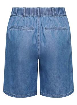 Bermuda Only Bea denim azul para mujer