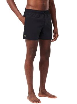 Bañador Lacoste Básico negro para hombre