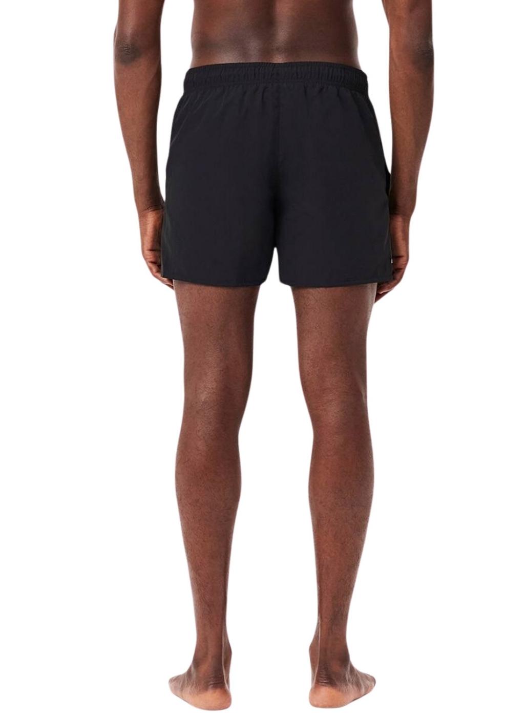 Bañador Lacoste Básico negro para hombre