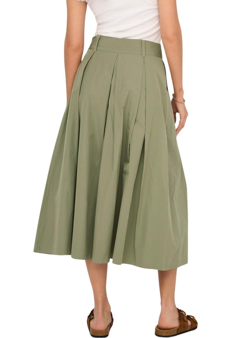 Falda Only Lucinda verde para mujer
